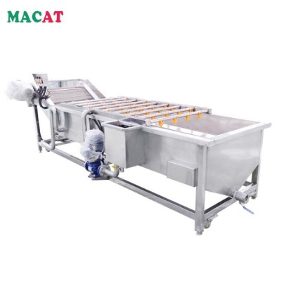 [MACAT] Air bubble cleaner washing machine Industrial line Bubble Fruit and vegetable cleaner machine